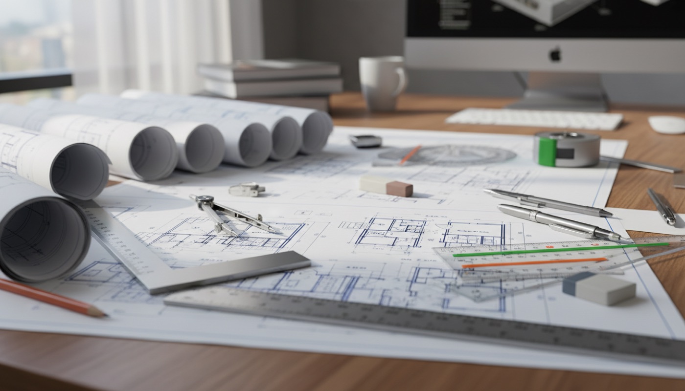 Planos y obra en ejecución